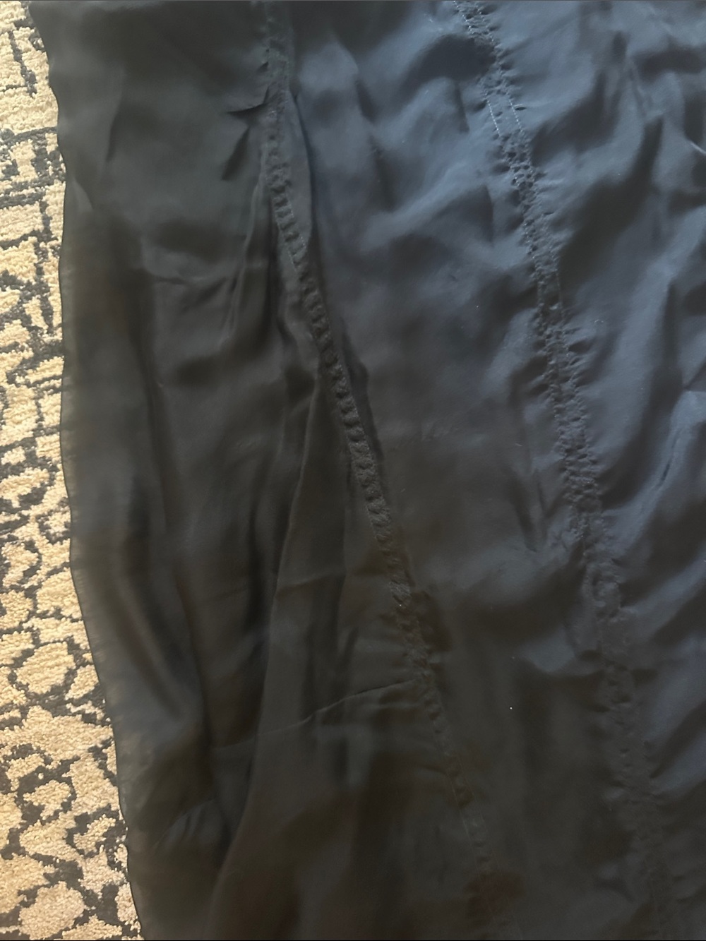 rag & bone Black Flowing silk Maxi Skirt - Picture 5 of 12
